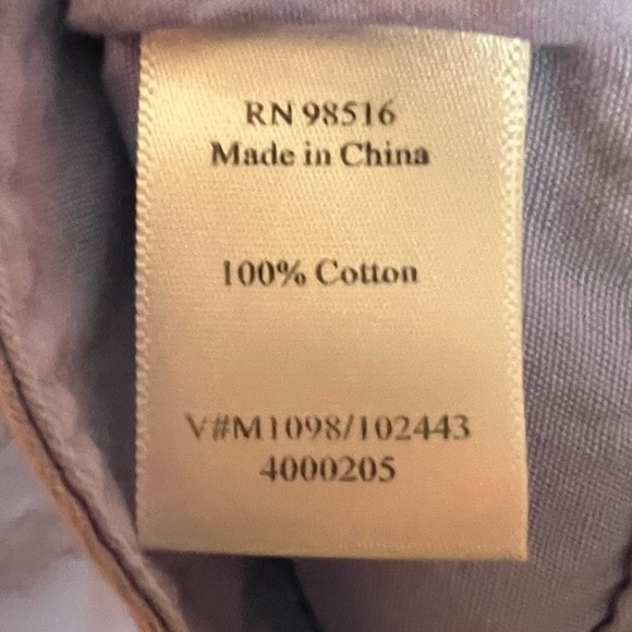 Coldwater Creek Button Down Lavender Jacket 100% Cotton Slip Pockets Size 14 - Picture 11 of 12